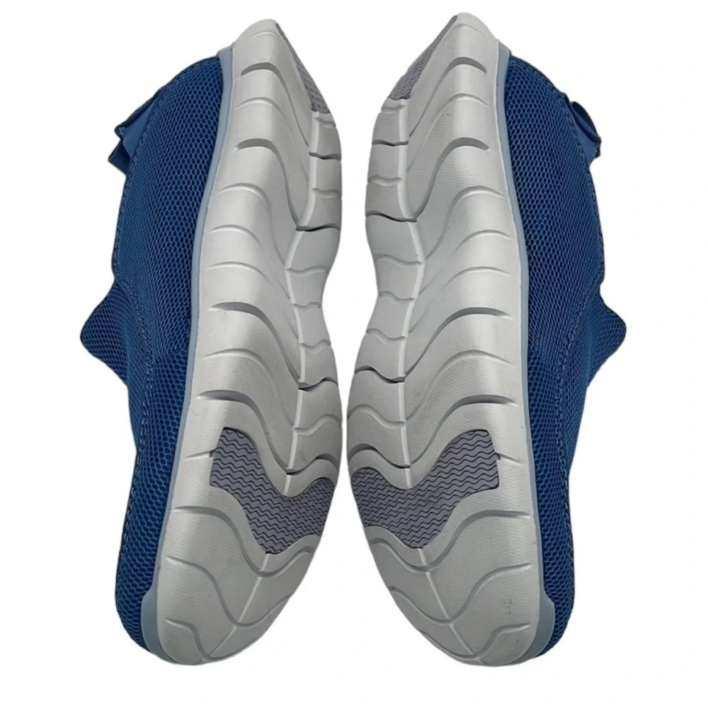 Lands' End Blue Mesh Breathable Slip-On Shoes Women's Size 10